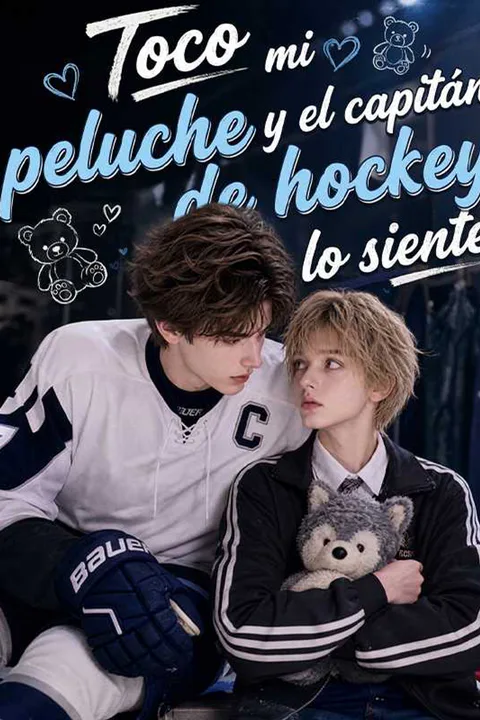 Póster de Toco mi peluche y el capitán de hockey lo siente