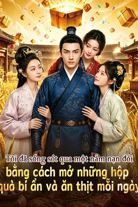 Poster Tôi đã sống sót qua một năm nạn đói bằng cách mở những hộp quà bí ẩn và ăn thịt mỗi ngày