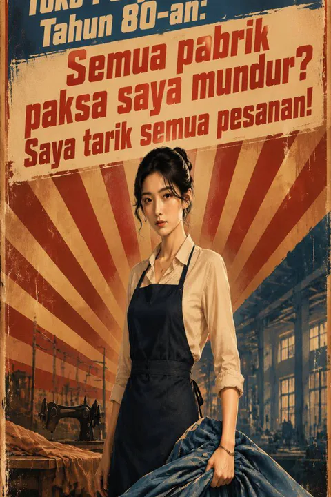 Poster Toko Penjahat Tahun 80-an: Semua pabrik paksa saya mundur? Saya tarik semua pesanan!