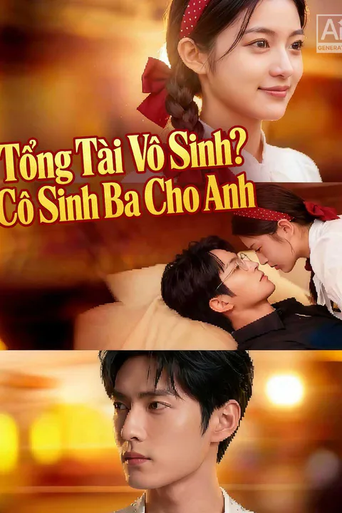 Poster Tổng Tài Vô Sinh? Cô Sinh Ba Cho Anh
