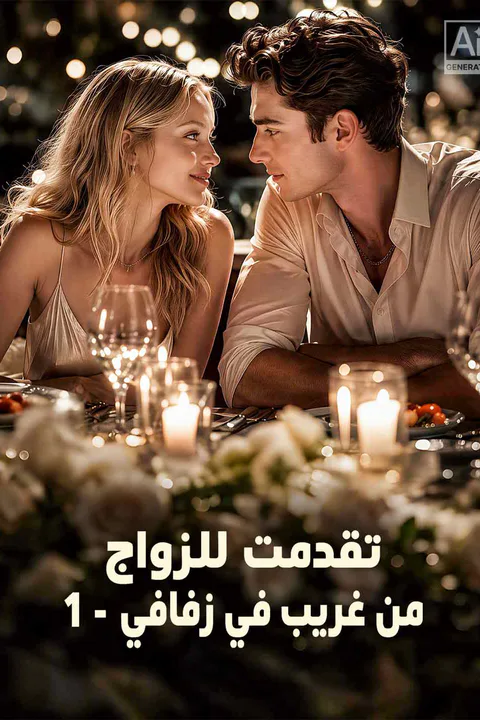 ملصق تقدمت للزواج من غريب في زفافي - 1