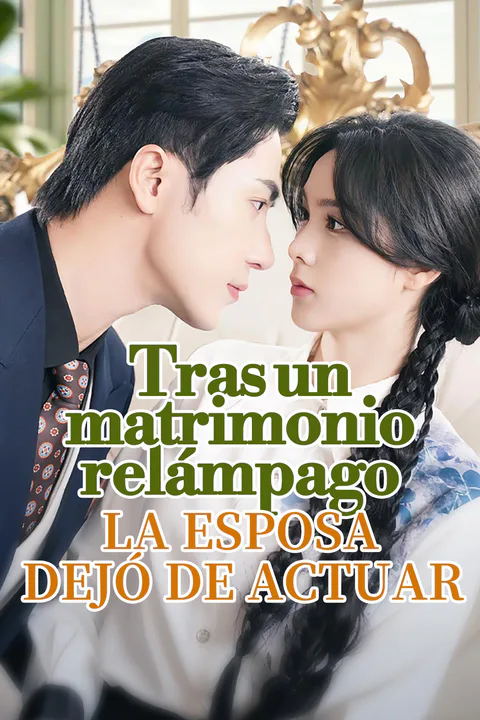 Póster de Tras un matrimonio relámpago, la esposa dejó de actuar