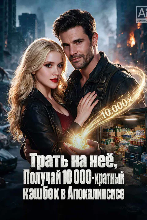 Постер «Трать на неё, Получай 10 000-кратный кэшбек в Апокалипсисе»