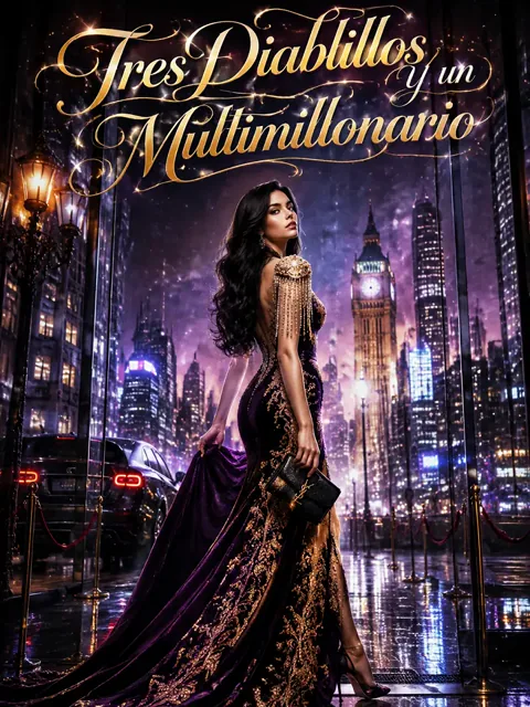 Póster de Tres Diablillos Y un Multimillonario