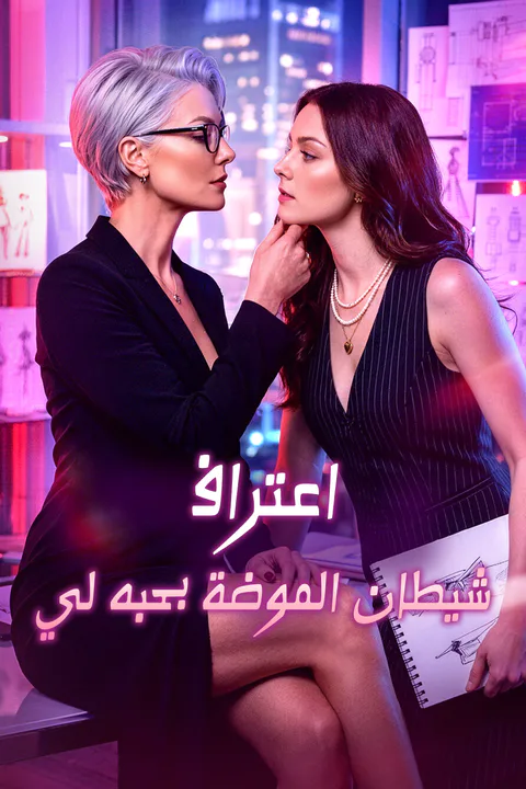 ملصق اعتراف شيطان الموضة بحبه لي