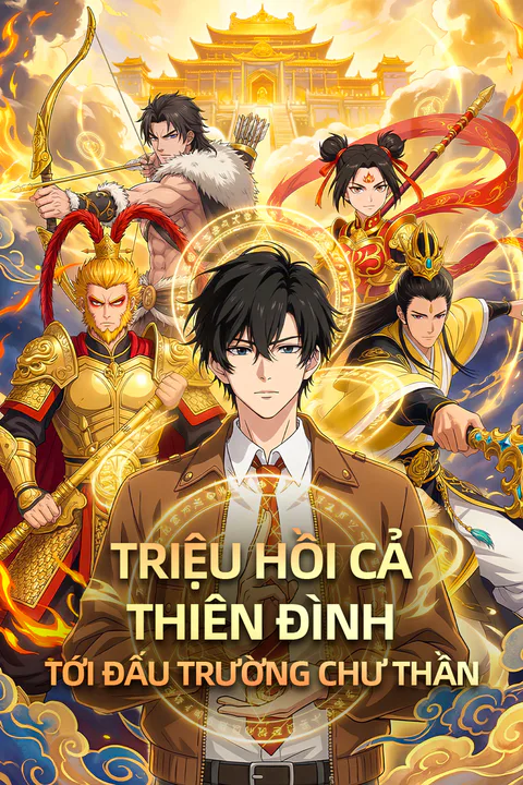 Poster Triệu Hồi Cả Thiên Đình Tới Đấu Trường Chư Thần