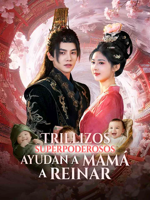 Póster de Trillizos superpoderosos ayudan a mamá a reinar