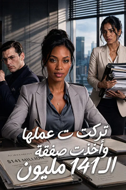 ملصق تركت عملها وأخذت صفقة الـ 140 مليون
