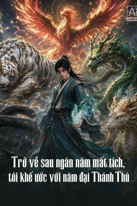 Poster Trở về sau ngàn năm mất tích, tôi khế ước với năm đại Thánh Thú