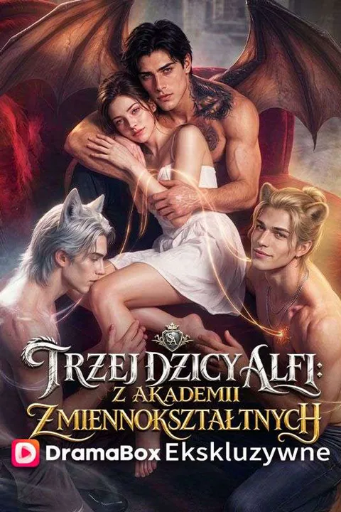 Trzej dzicy alfi z Akademii Zmiennokształtnych – plakat