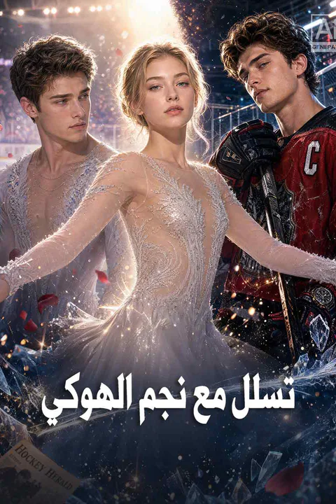 ملصق تسلل مع نجم الهوكي