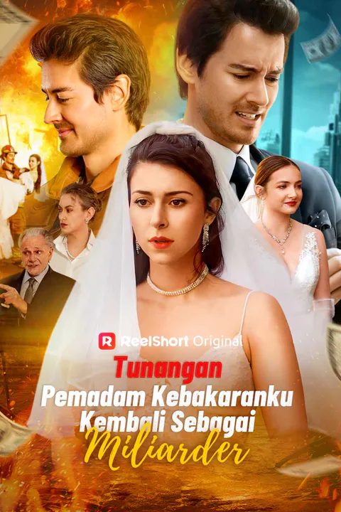 Poster Tunangan Pemadam Kebakaranku Kembali sebagai Miliarder