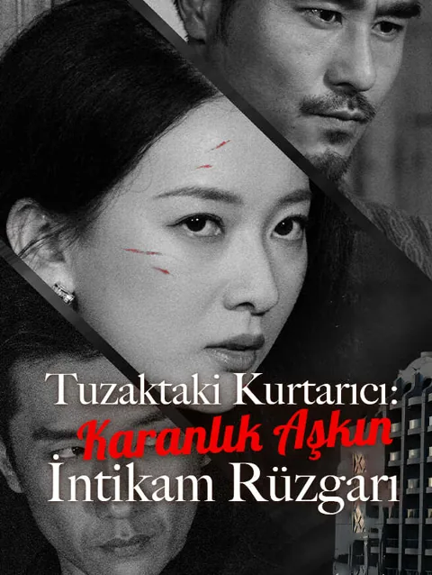 Tuzaktaki kurtarıcı karanlık aşkın i̇ntikam rüzgarı afişi