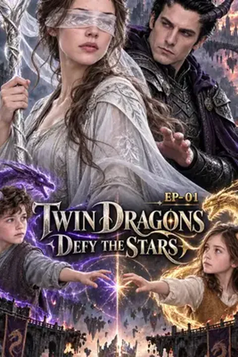 TWIN DRAGONS DEFY THE STARS poster