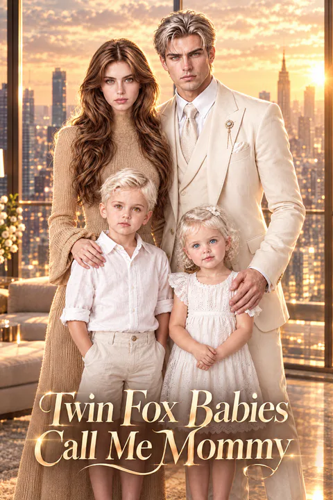 Twin Fox Babies Call Me Mommy poster