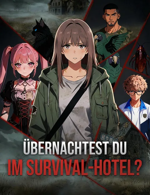 Poster von Übernachtest du im Survival-Hotel?