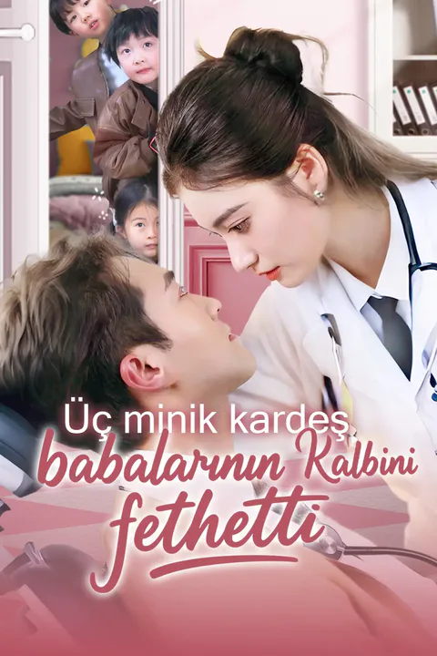 Üç minik kardeş babalarının kalbini fethetti afişi