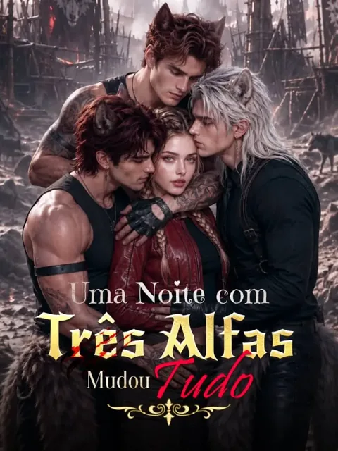 Pôster de Uma Noite com Três Alfas Mudou Tudo