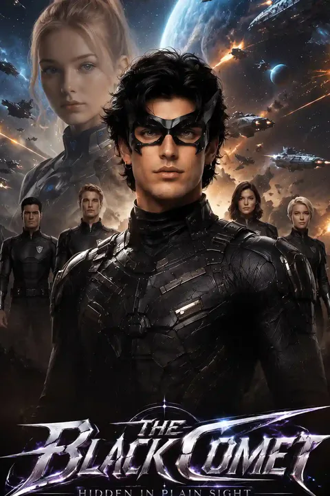 Unseen Black Comet Among the Crowd poster