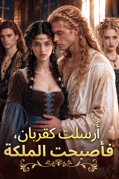 ملصق أُرسلت كقربان، فأصبحت الملكة