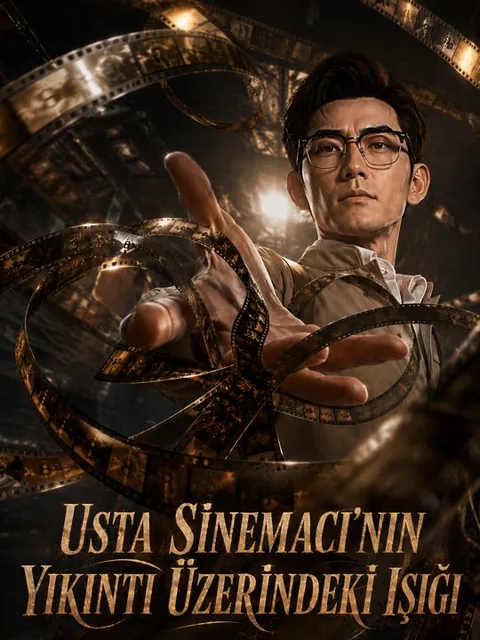 Usta sinemacı'nın yıkıntı üzerindeki ışığı afişi