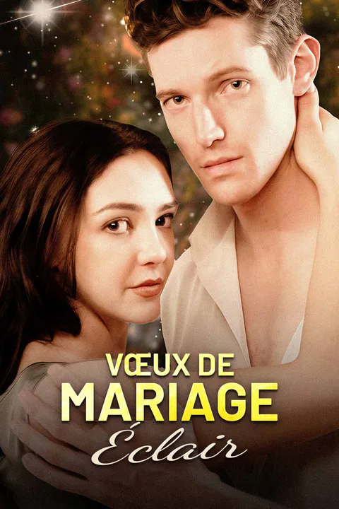 Affiche de Vœux de Mariage Éclair