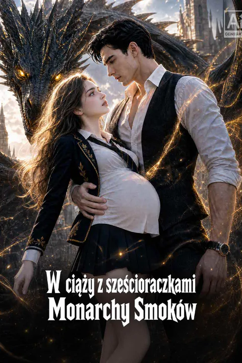 W ciąży z sześcioraczkami Monarchy Smoków – plakat