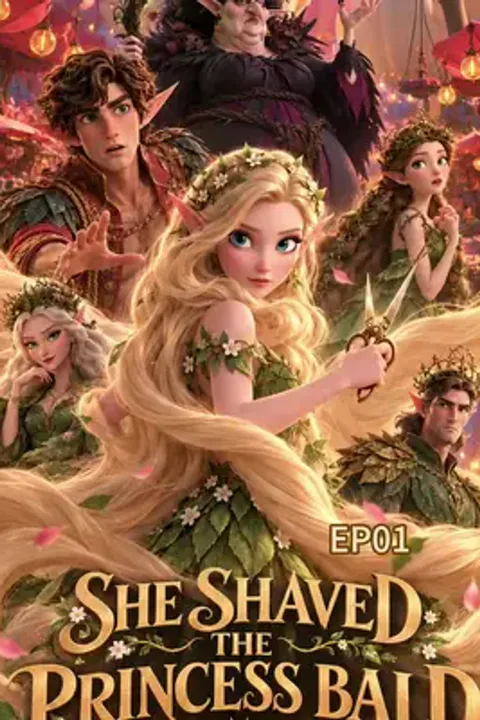 王女の髪を剃った女のポスター