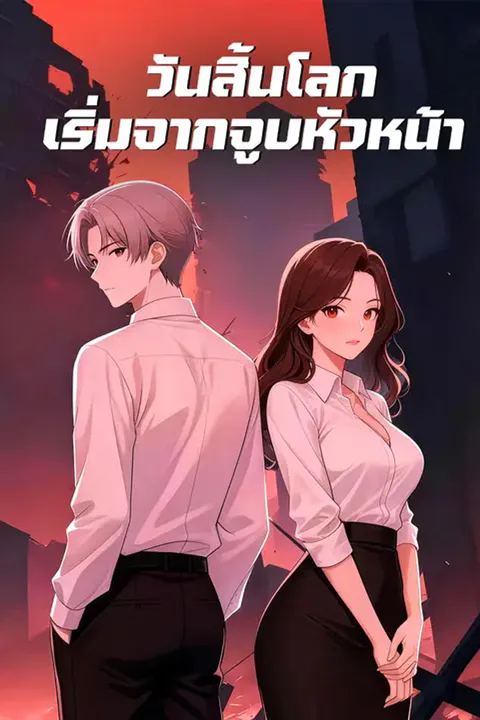 โปสเตอร์ วันสิ้นโลก เริ่มจากจูบหัวหน้า