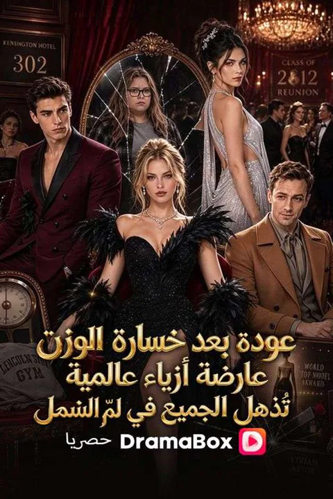 ملصق عودة بعد خسارة الوزن: عارضة أزياء عالمية تُذهل الجميع في لمّ الشمل (مدبلج)