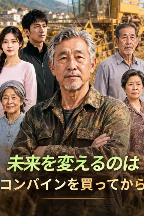 未来を変えるのは、コンバインを買ってからのポスター