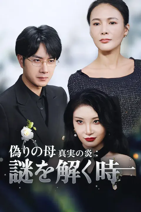 偽りの母、真実の炎：謎を解く時のポスター