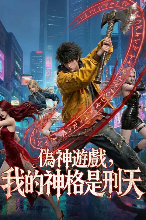 《偽神遊戲，我的神格是刑天》海報