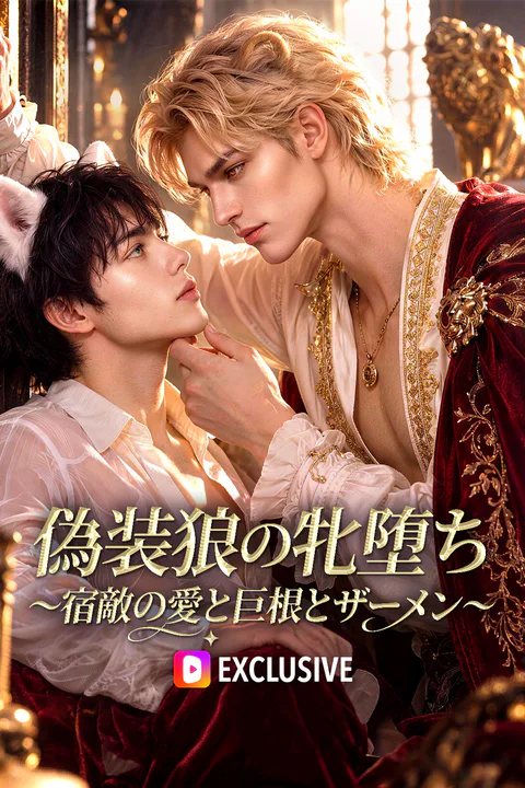 偽装狼の牝堕ち～宿敵の愛と巨根とザーメン～のポスター