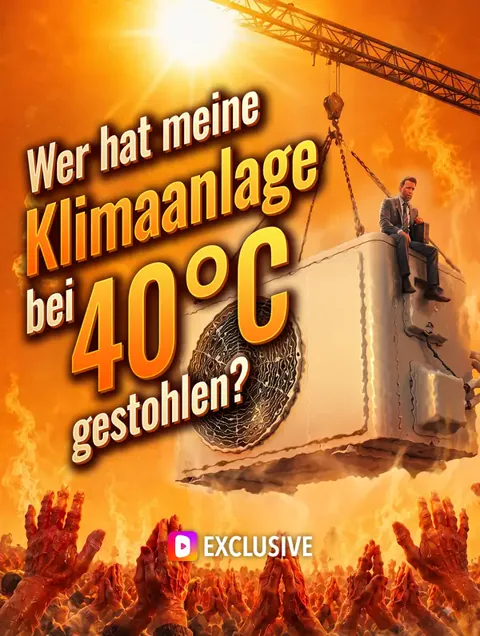 Poster von Wer hat meine Klimaanlage bei 40°C gestohlen?