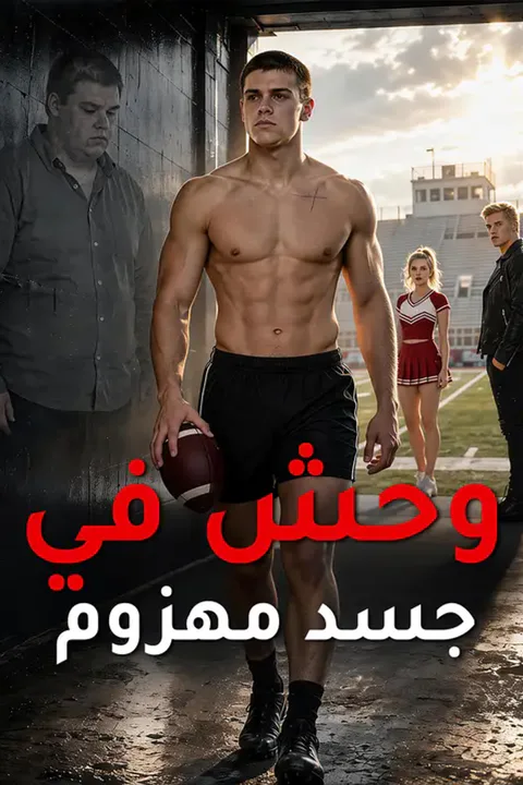 ملصق وحش في جسد مهزوم
