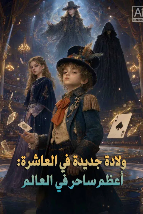 ملصق ولادة جديدة في العاشرة: أعظم ساحر في العالم