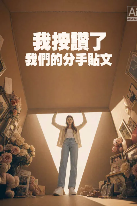 《我按讚了我們的分手貼文》海報