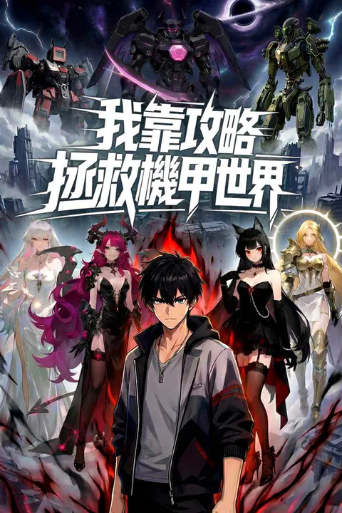 《我靠攻略拯救機甲世界》海報
