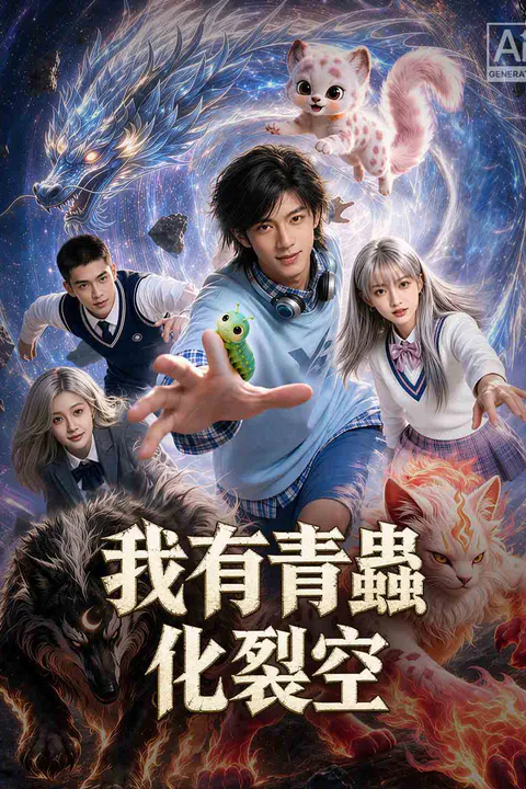 《我有青蟲化裂空》海報