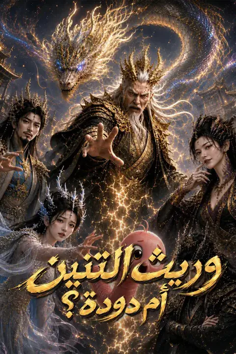 ملصق وريث التنين أم دودة؟
