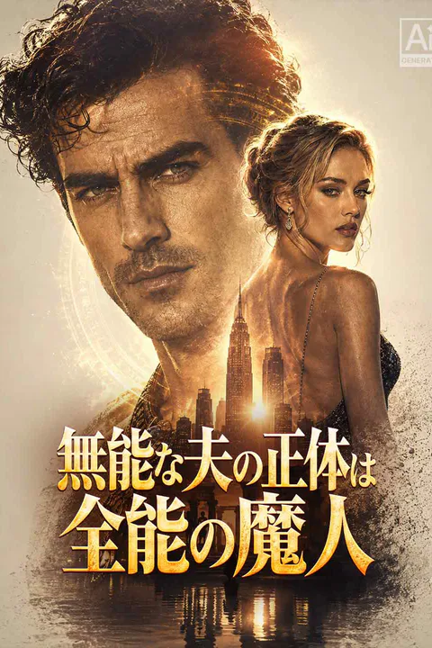 無能な夫の正体は全能の魔人のポスター