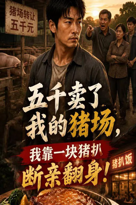 《五千賣了我的豬場，我靠一塊豬排斷親翻身！》海報