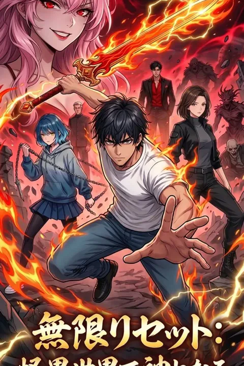 無限リセット：怪異世界で神となるのポスター