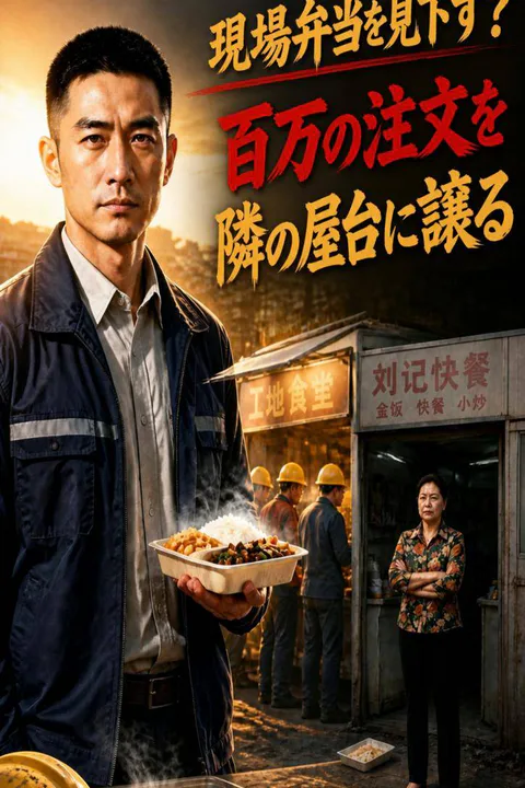 現場弁当を見下す？百万の注文を隣の屋台に譲るのポスター