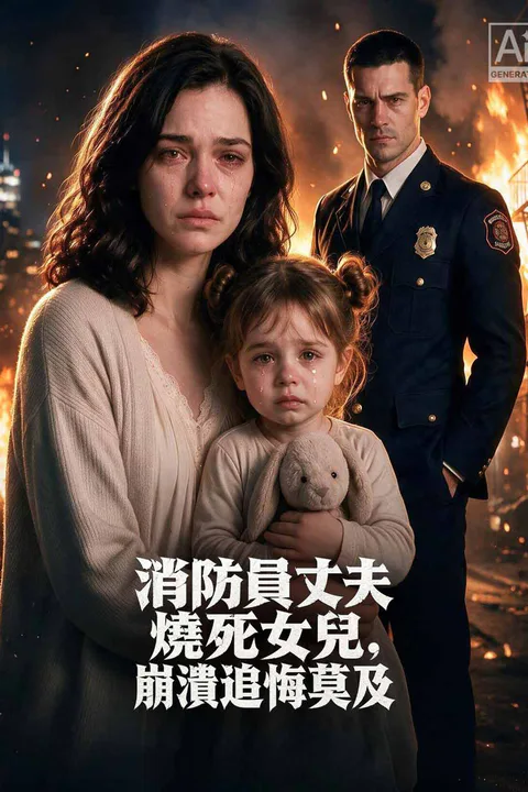 《消防員丈夫燒死女兒，崩潰追悔莫及》海報
