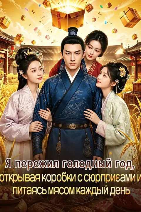 Постер «Я пережил голодный год, открывая коробки с сюрпризами и питаясь мясом каждый день»