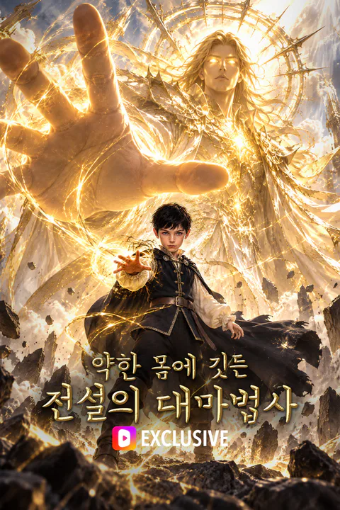 약한 몸에 깃든 전설의 대마법사 포스터