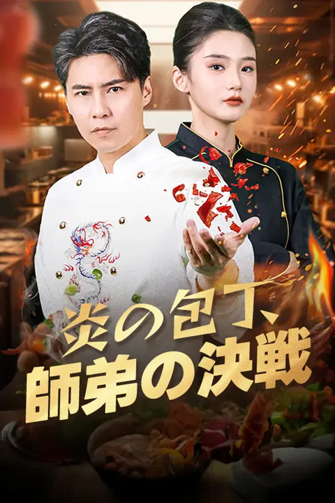 炎の包丁、師弟の決戦のポスター