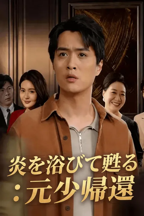 炎を浴びて甦る：元少帰還のポスター